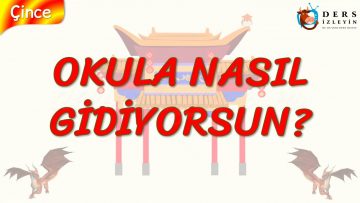 OKULA NASIL GİDİYORSUN? (ÇİNCE) 84. DERS