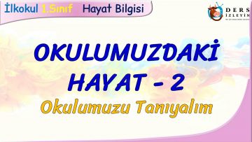 OKULUMUZDAKİ HAYAT – 2 / OKULUMUZU TANIYALIM