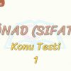ÖNAD / KONU TESTİ – 1