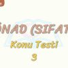 ÖNAD / KONU TESTİ – 3