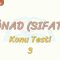 ÖNAD / KONU TESTİ – 3