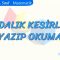 ONDALIK KESİRLERİ YAZIP OKUMA