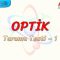 OPTİK / TARAMA TESTİ – 1
