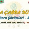 ORTA ÇAĞDA DÜNYA / SORU ÇÖZÜMLERİ – 2 (AYT)
