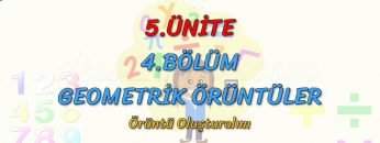 ÖRÜNTÜ OLUŞTURALIM