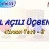 ÖZEL AÇILI ÜÇGENLER / UZMAN TEST – 2 (TYT)
