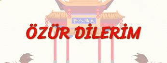 ÖZÜR DİLERİM (ÇİNCE) 50. DERS