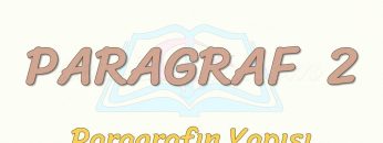PARAGRAF – 2 / PARAGRAFIN YAPISI