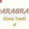 PARAGRAF / KONU TESTİ – 4