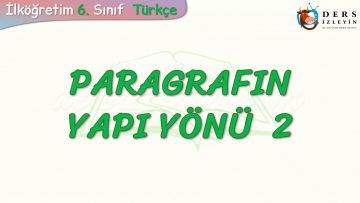 PARAGRAFIN YAPI YÖNÜ – 2