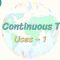 Past Continuous Tense / Uses – 1 57. Ders