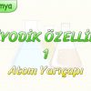 PERİYODİK ÖZELLİKLER – 1 / ATOM YARIÇAPI