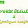 PERİYODİK ÖZELLİKLER  – 2 / İYONLAŞMA ENERJİSİ