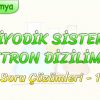 PERİYODİK SİSTEM VE ELEKTRON DİZİLİMLERİ