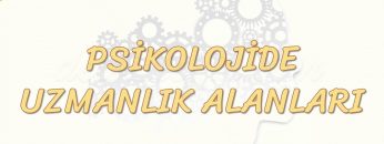 PSİKOLOJİDE UZMANLIK ALANLARI