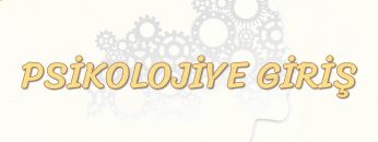PSİKOLOJİYE GİRİŞ