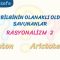 RASYONALİZM – 2 – DOĞRU BİLGİNİN OLANAKLI OLDUĞUNU SAVUNANLAR