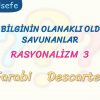 RASYONALİZM – 3 – DOĞRU BİLGİNİN OLANAKLI OLDUĞUNU SAVUNANLAR
