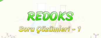 REDOKS / SORU ÇÖZÜMLERİ – 1