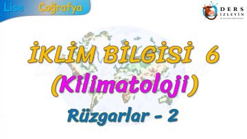 RÜZGAR – 2 (İKLİM BİLGİSİ – 6) (TYT)