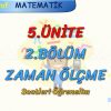 SAATLERİ ÖĞRENELİM