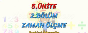 SAATLERİ ÖĞRENELİM
