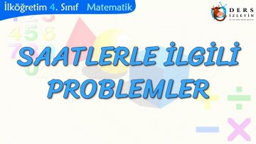 SAATLERLE İLGİLİ PROBLEMLER