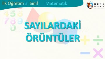 SAYILARDAKİ ÖRÜNTÜLER