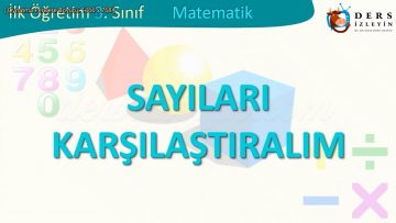 SAYILARI KARŞILAŞTIRALIM