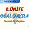 SAYILARI SIRALAYALIM