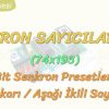 SENKRON SAYICILAR – 10 / 74×193 ENTEGRE DEVRE SAYICI