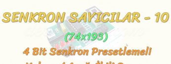SENKRON SAYICILAR – 10 / 74×193 ENTEGRE DEVRE SAYICI