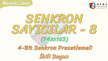 SENKRON SAYICILAR – 8 / 74×163 ENTEGRE DEVRE SAYICI