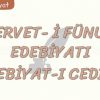 SERVET-İ FÜNUN EDEBİYATI