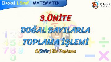 SIFIR İLE TOPLAMA