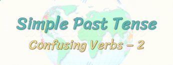 Simple Past Tense / Confusing Verbs – 2 54. Ders