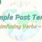 Simple Past Tense / Confusing Verbs – 2 54. Ders