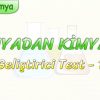 SİMYADAN KİMYAYA / GELİŞTİRİCİ TEST – 1