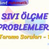 SIVI ÖLÇME PROBLEMLERİ / TARAMA SORULARI – 1