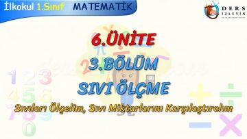 SIVILARI ÖLÇELİM VE SIVI MİKTARINI KARŞILAŞTIRALIM