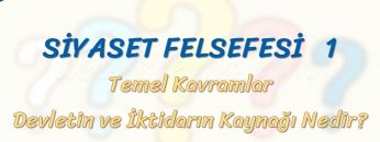 SİYASET FELSEFESİ – 1