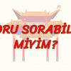 SORU SORABİLİR MİYİM (ÇİNCE) 38. DERS