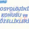 SOSYOLOJİNİN KONUSU VE ÖZELLİKLERİ