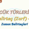 SÖZCÜK TÜRLERİ – 21 / BELİRTEÇ – 1