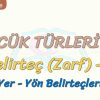 SÖZCÜK TÜRLERİ – 23 / BELİRTEÇ – 3