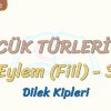 SÖZCÜK TÜRLERİ – 42 / EYLEM – 3