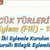 SÖZCÜK TÜRLERİ – 52 / EYLEM – 13