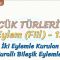 SÖZCÜK TÜRLERİ – 52 / EYLEM – 13
