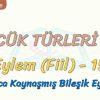 SÖZCÜK TÜRLERİ – 54 / EYLEM – 15
