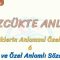 SÖZCÜKTE ANLAM / GENEL VE ÖZEL ANLAMLI SÖZCÜKLER